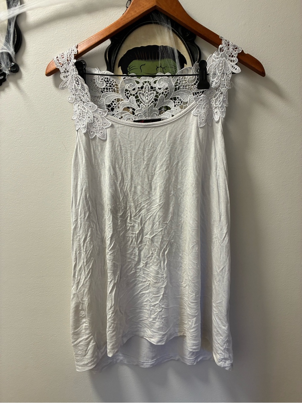 White lace top